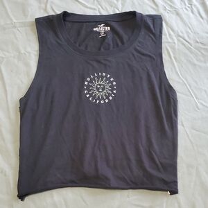 Hollister Women's Black Muscle Tee
